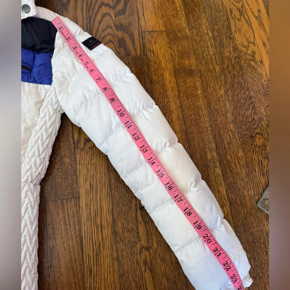 Women's Bogner Fire&Ice White and Blue Puffer Down ski Jacket xs - Picture 15 of 16